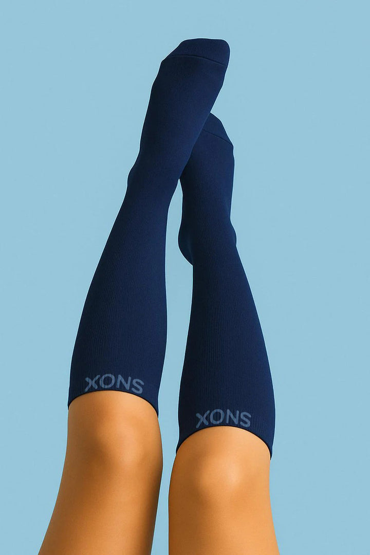 Navy Blue Compression Socks