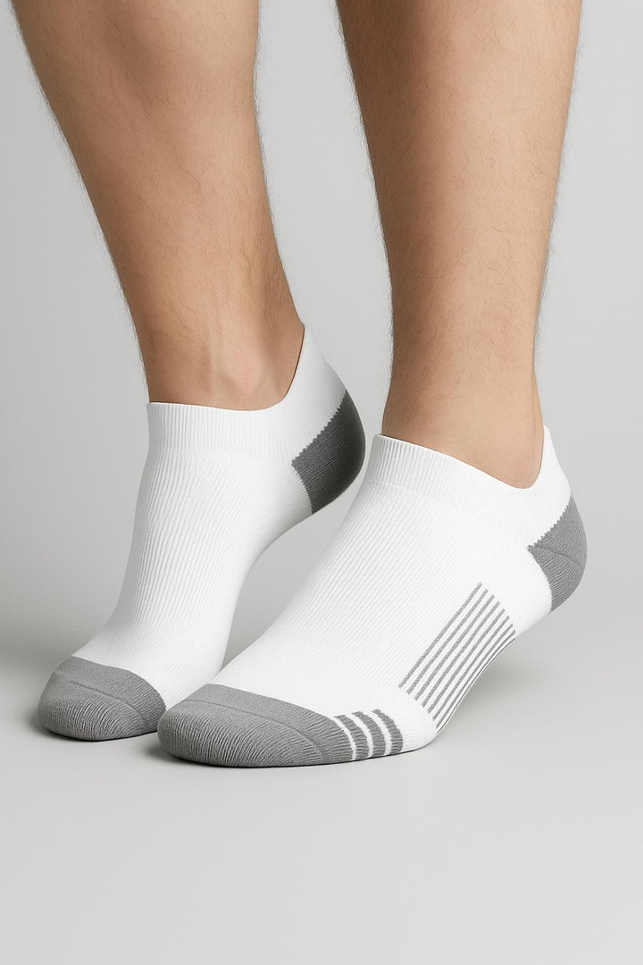 White Ankle Compression Socks Bundle 5 Pairs