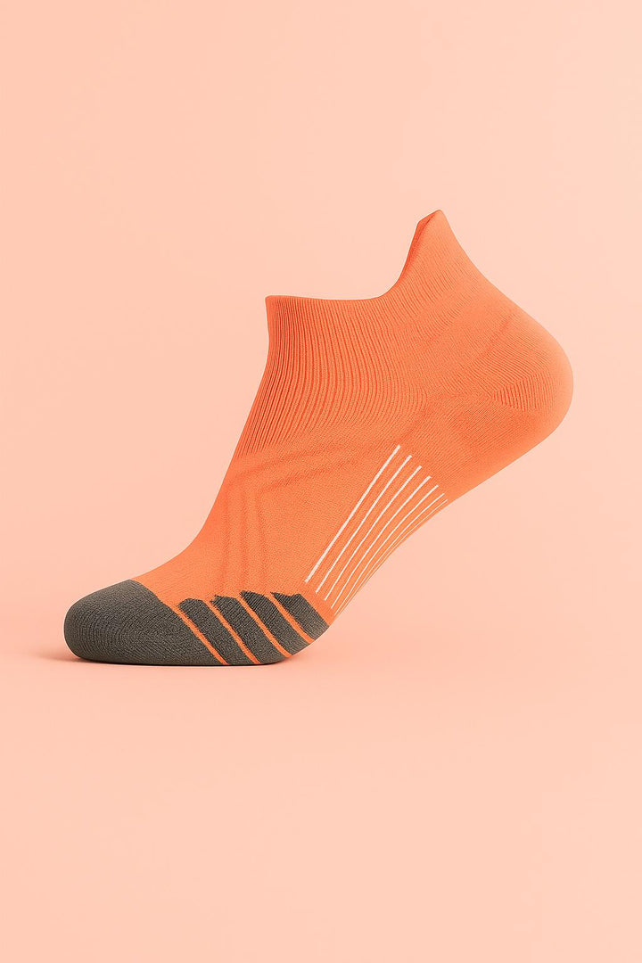 Blush Coral Ankle Compression Socks