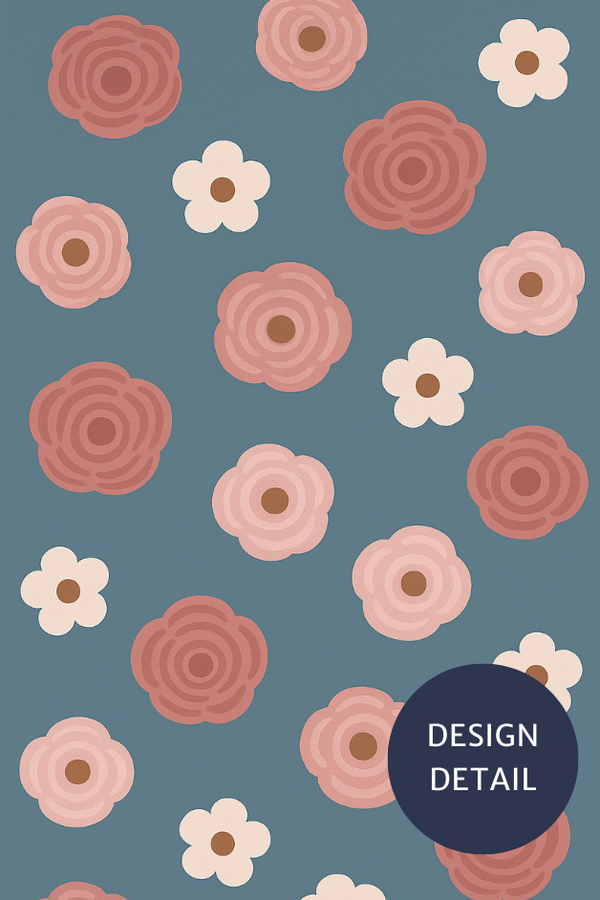 Flowers Grey Compression Socks