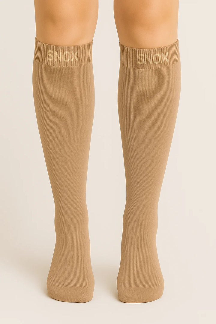 Light Brown Compression Socks