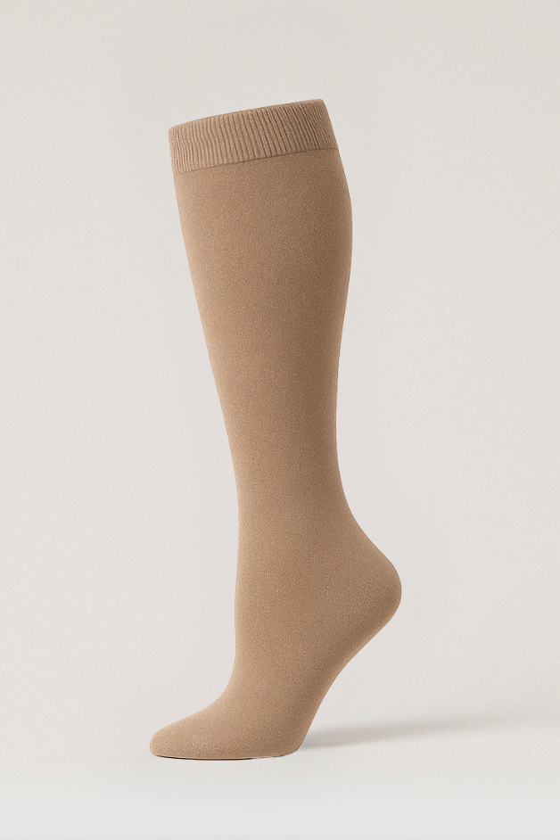 Light Brown Compression Socks