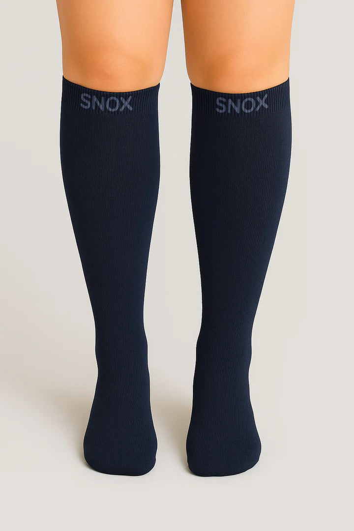 Navy Blue Compression Socks