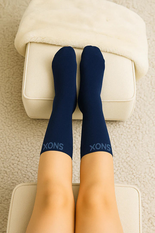 Navy Blue Compression Socks