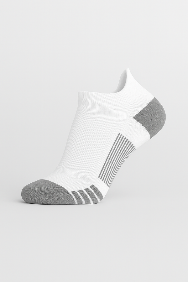 White Ankle Compression Socks