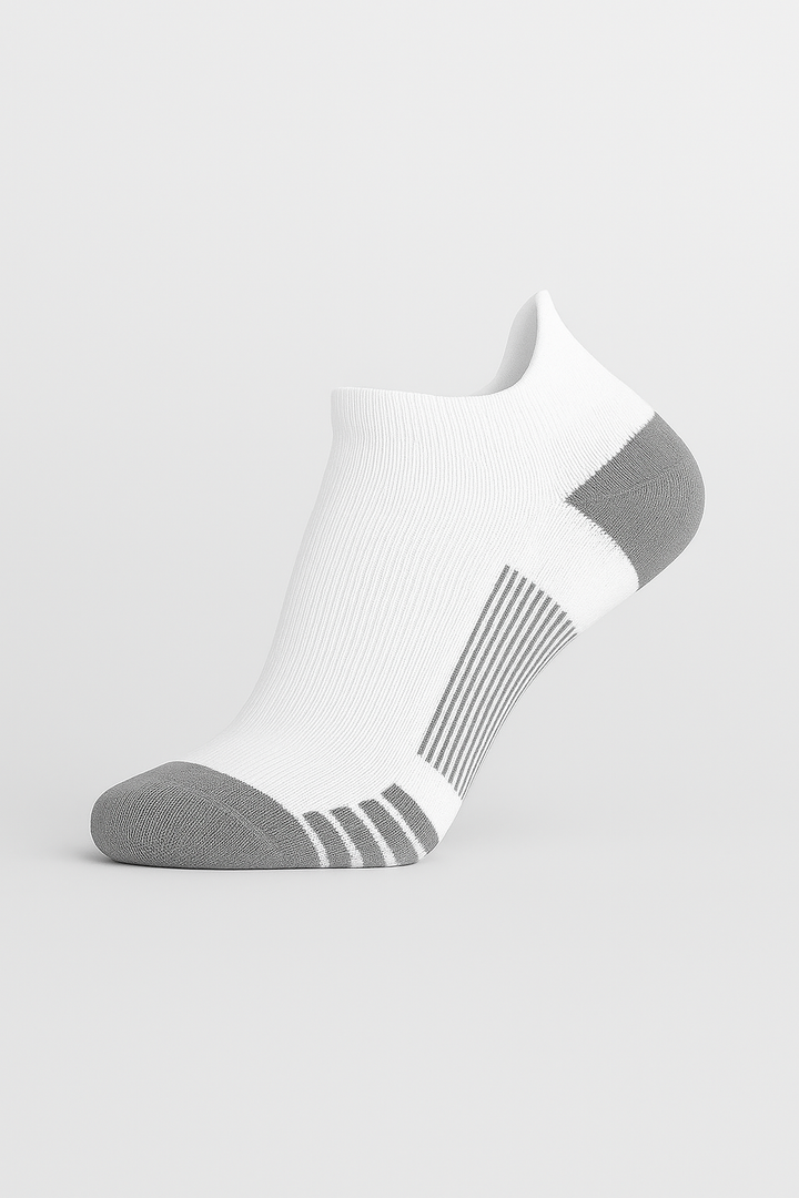 White Ankle Compression Socks