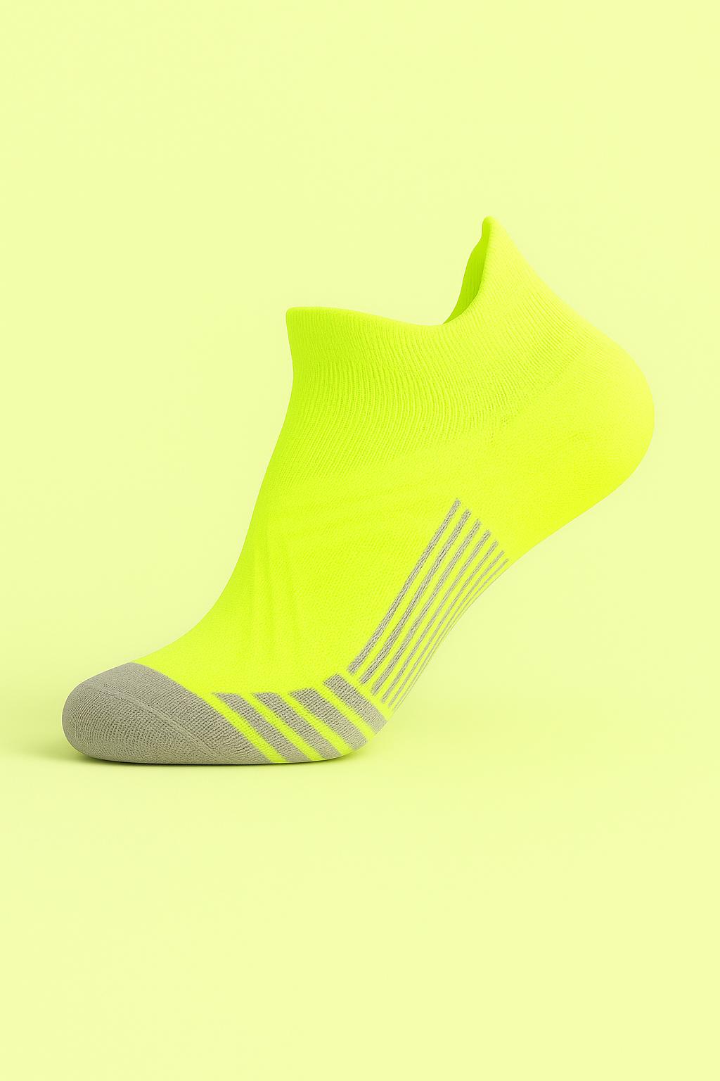 Yellow Ankle Compression Socks
