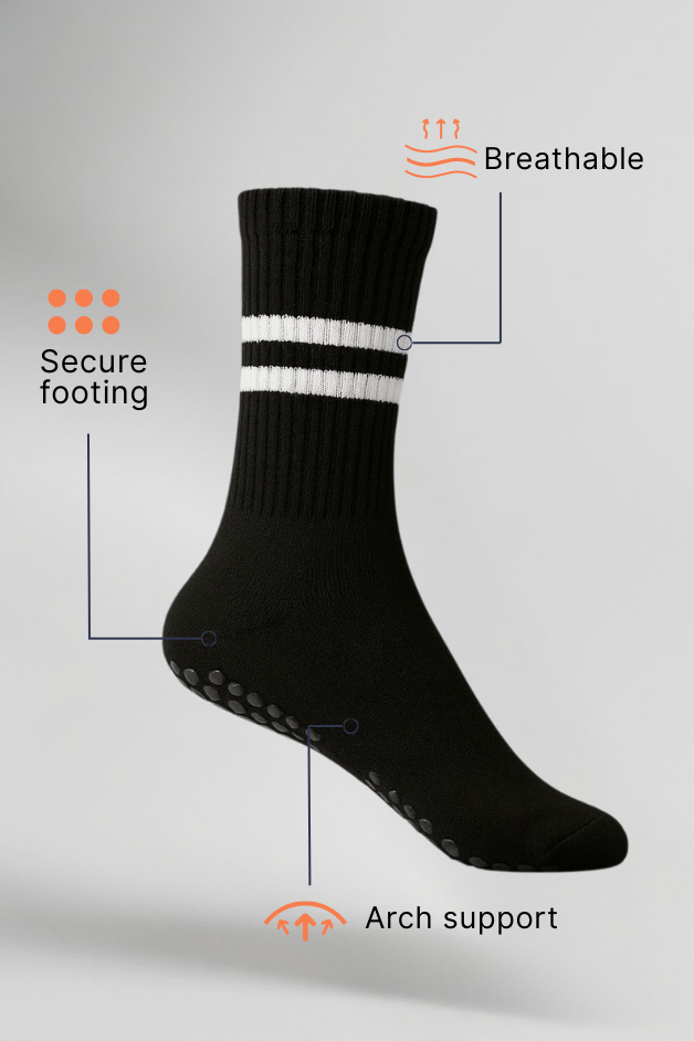 Calcetines deportivos Black Balance Grip