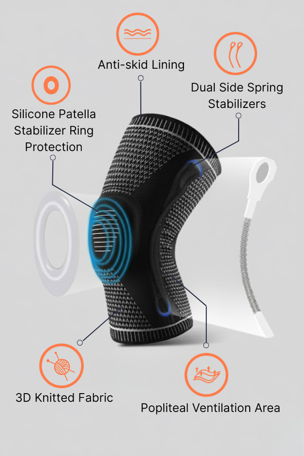 Mallas de compresión negras para mujer