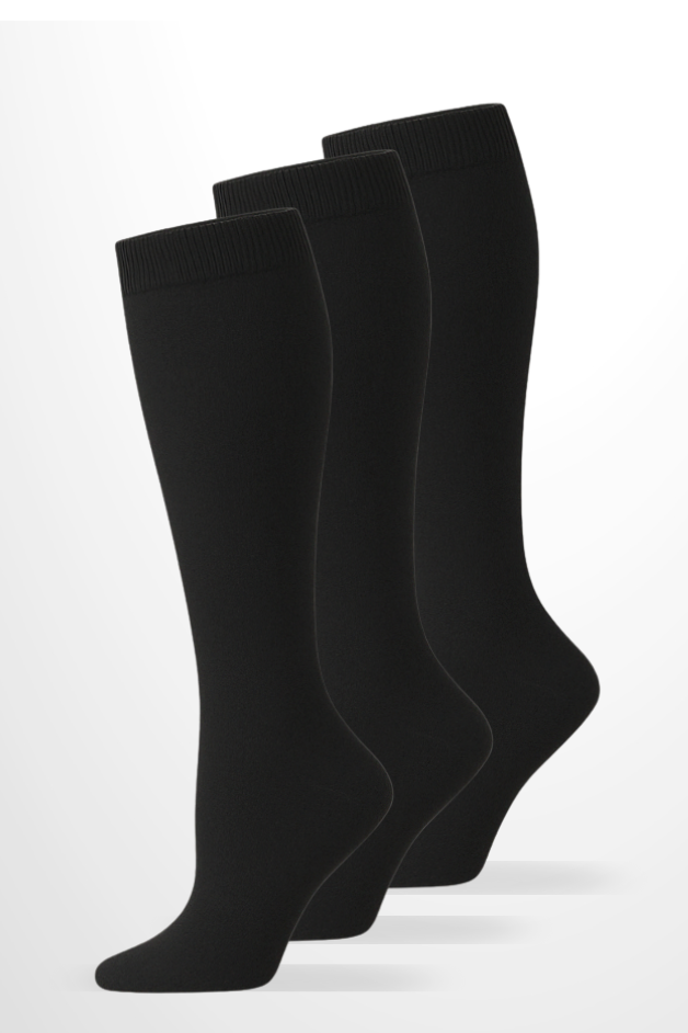 Black Compression Socks 3-Pack