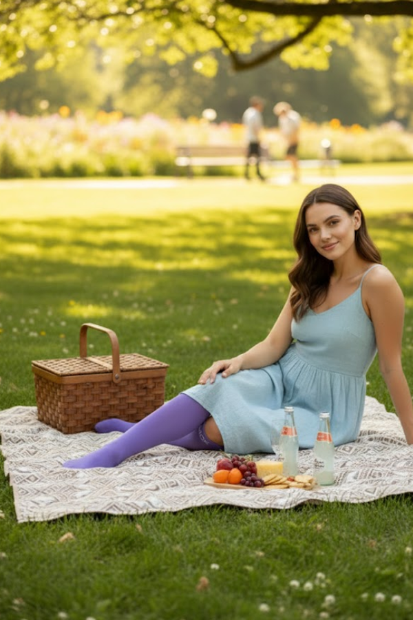 Purple Compression Socks