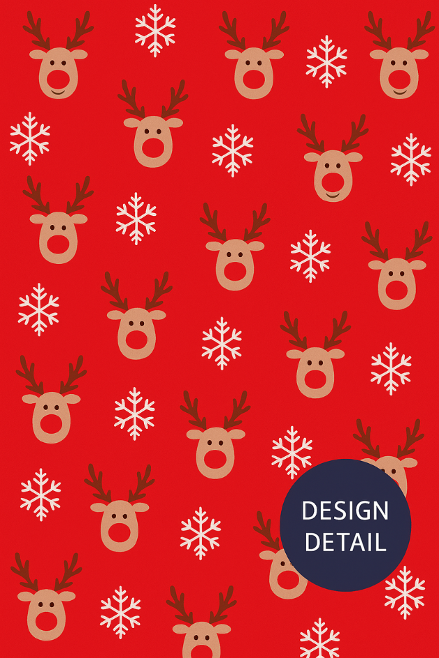 Reindeer Red Compression Socks