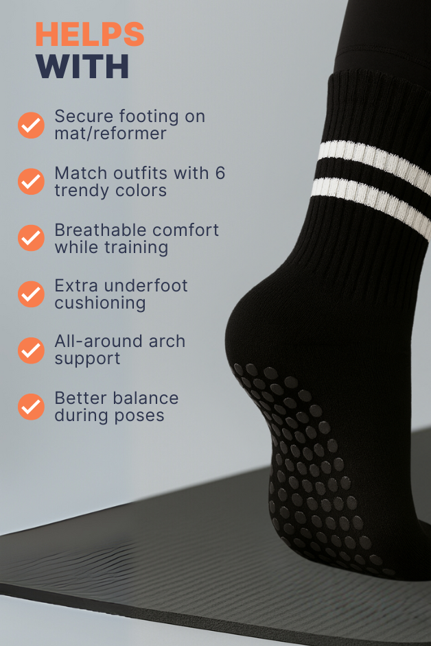 Calcetines deportivos Black Balance Grip