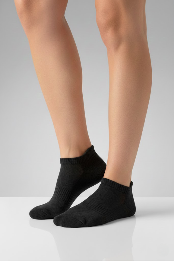 Black Daily Ankle Compression Socks