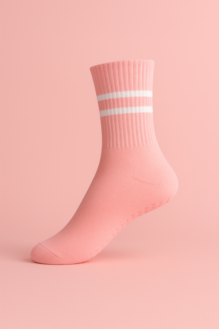 Calcetines deportivos Lotus Pink Balance Grip