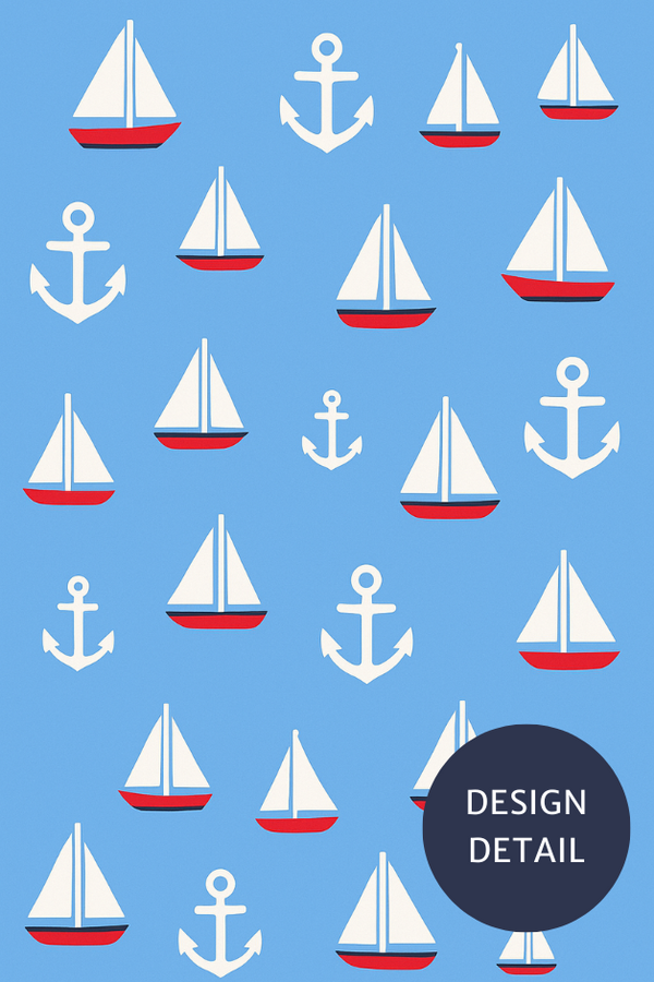 Sailor Blue Compression Socks