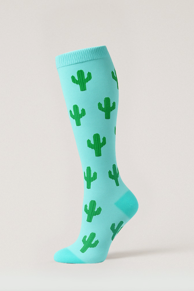 Cactus Green Compression Socks