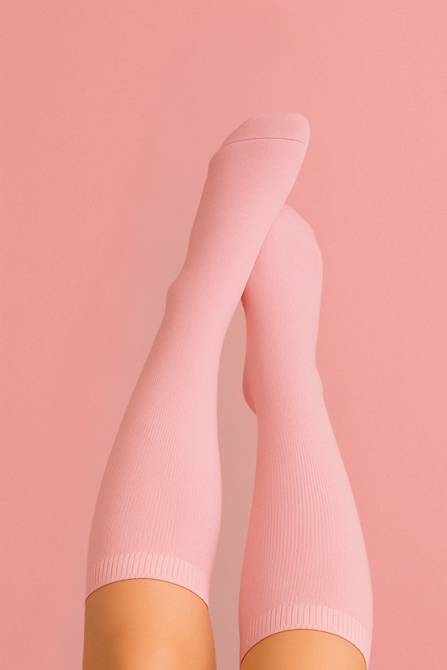 Pink Compression Socks