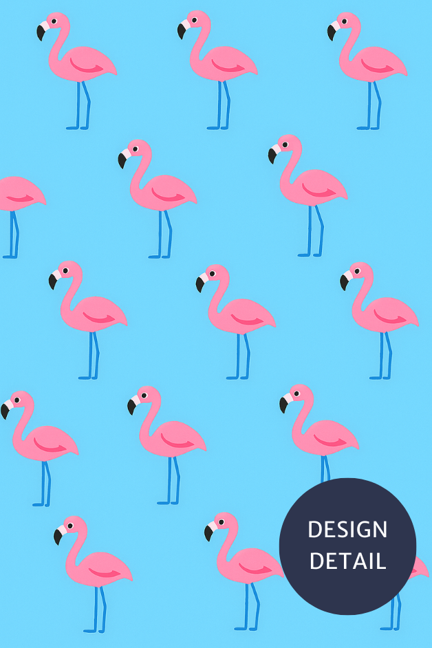 Flamingo Blue Compression Socks