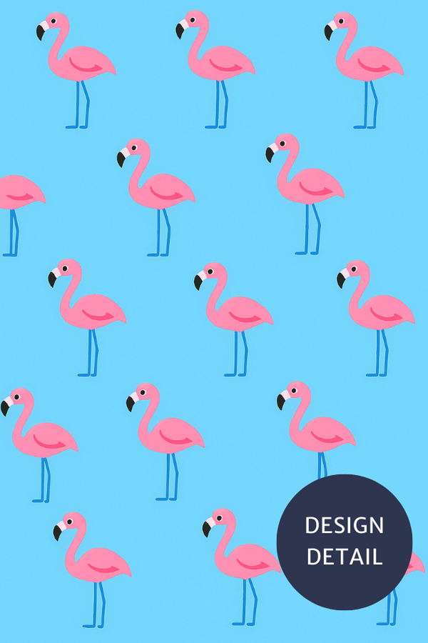 Flamingo Blue Compression Socks
