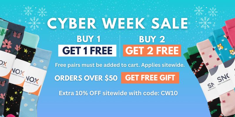 Lily Black Compression Socks