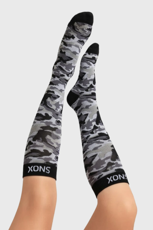 Camouflage Black Compression Socks
