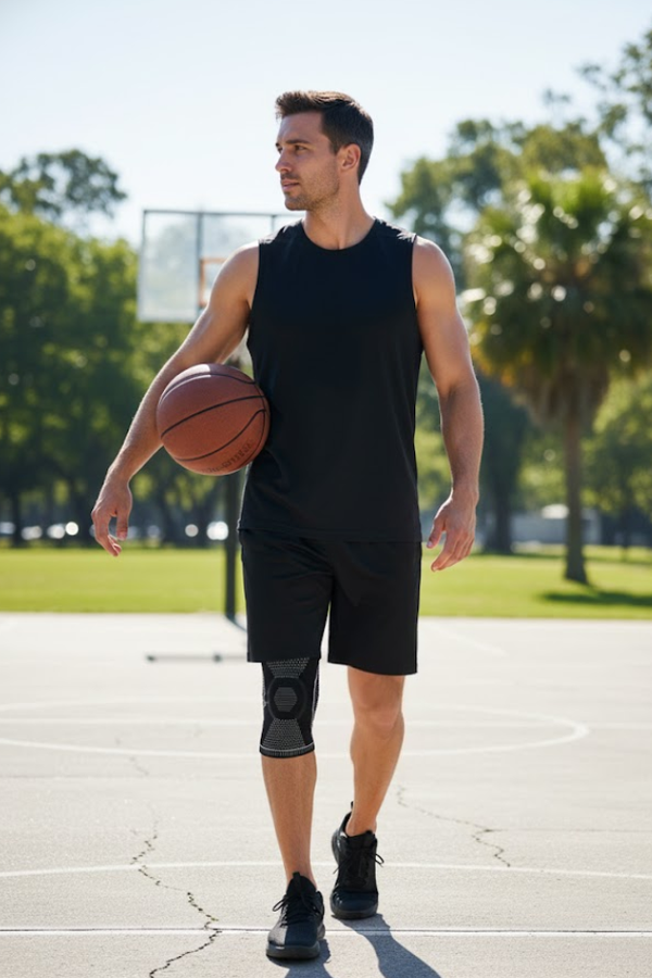 Mallas de compresión negras para mujer