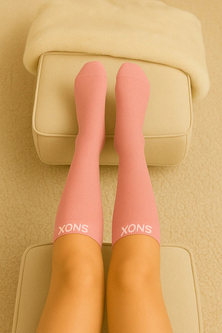 Pink Compression Socks