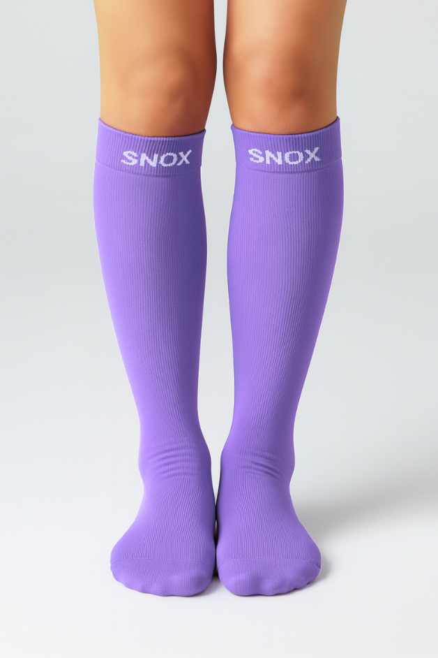 Purple Compression Socks